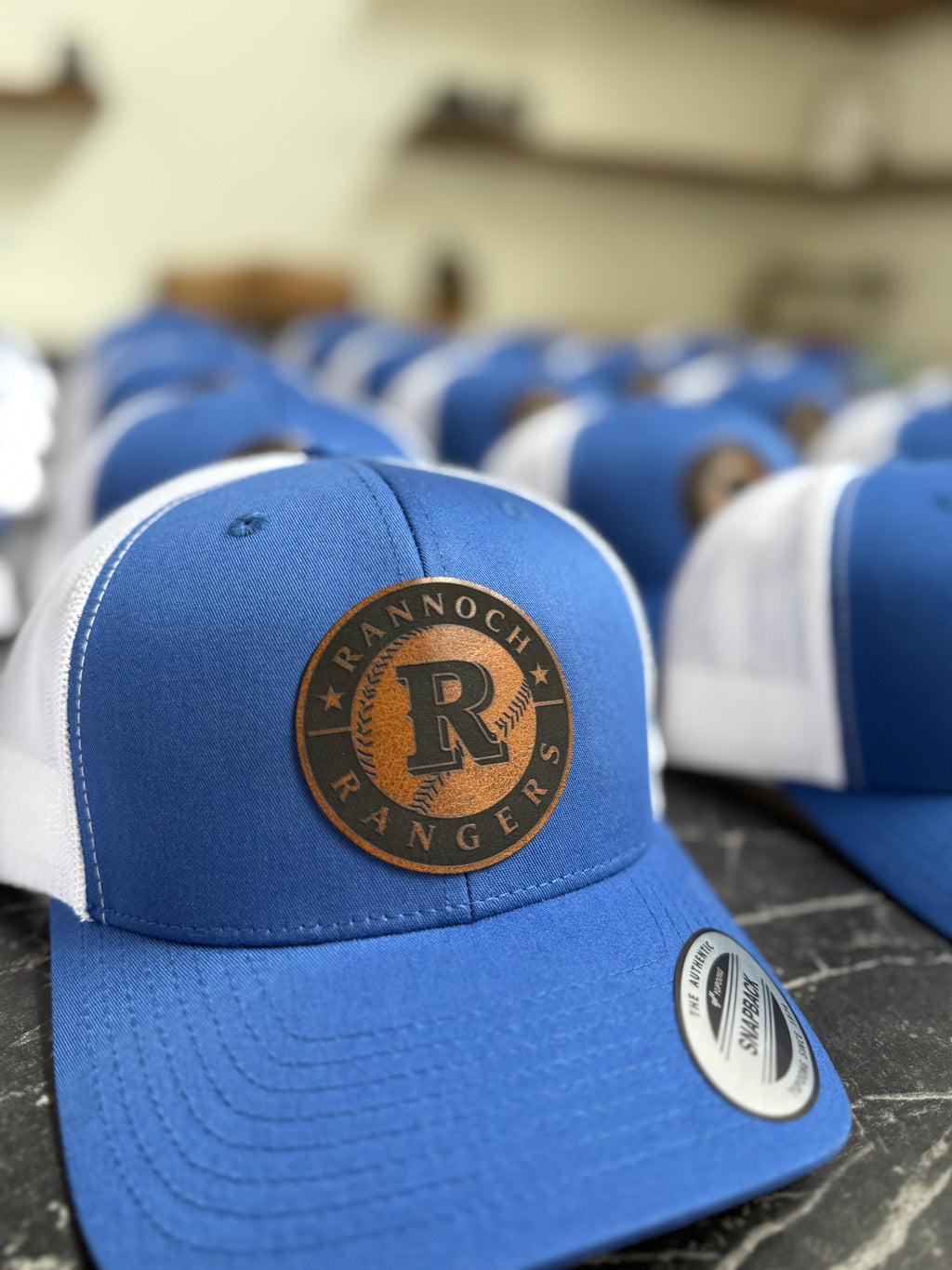 Custom Leather Patch Hat