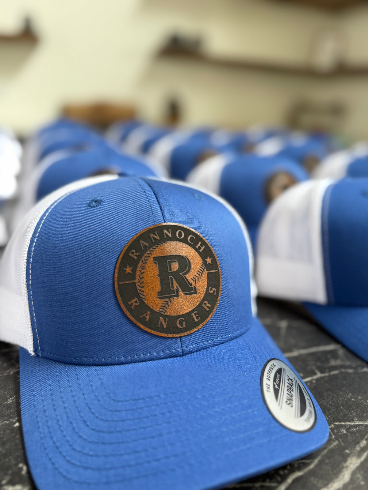 Custom Leather Patch Hat
