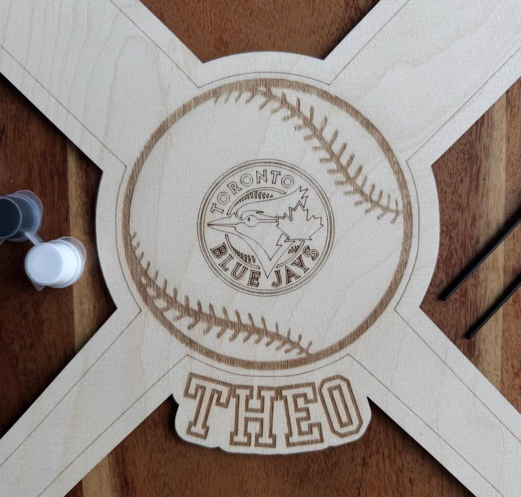 DIY Baseball Paint Kit
