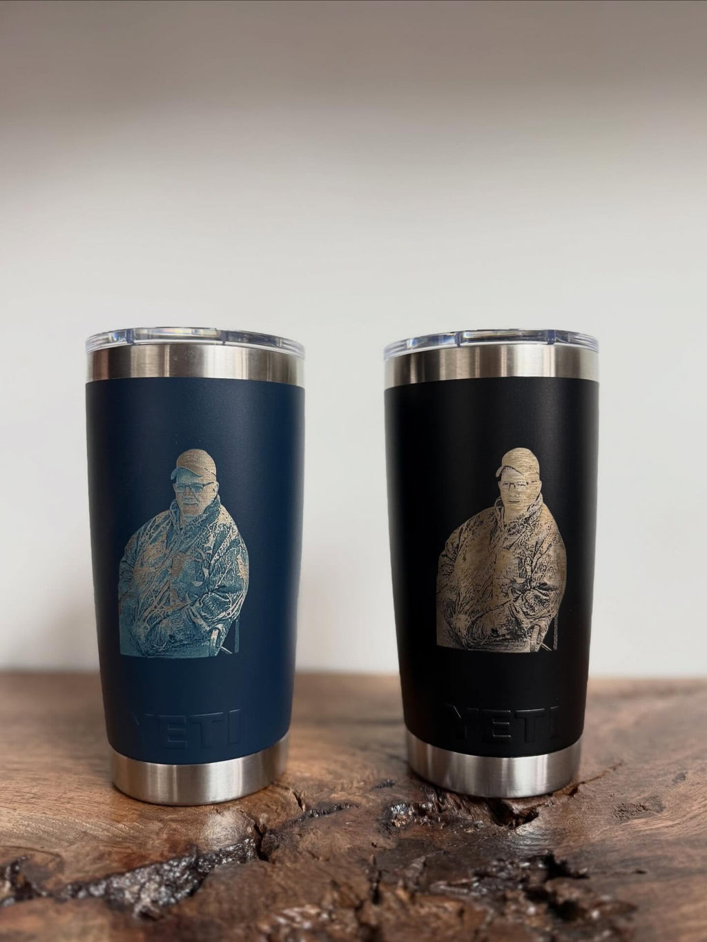 Custom Photo Yeti Engraving