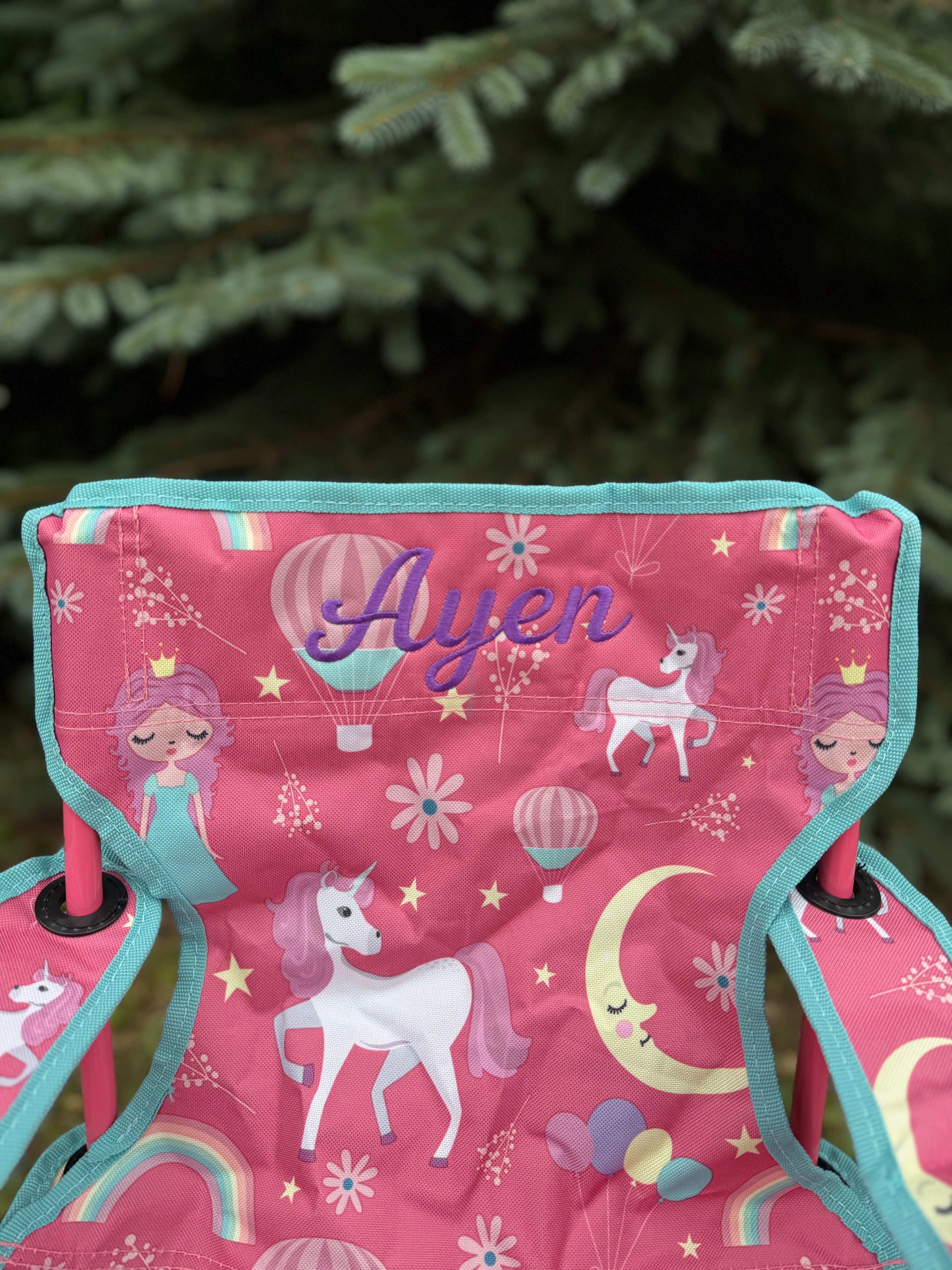 Embroidered Lawn Chair