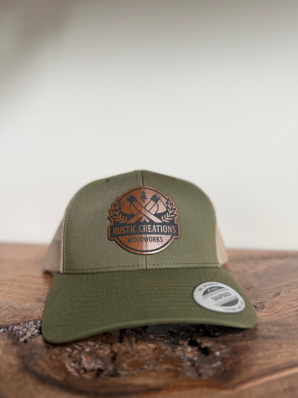 Custom Leather Patch Hat