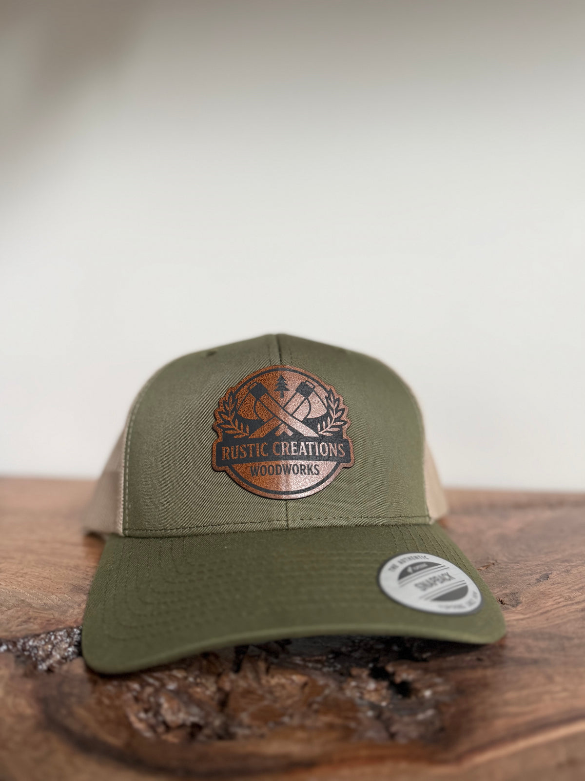 Custom Leather Patch Hat