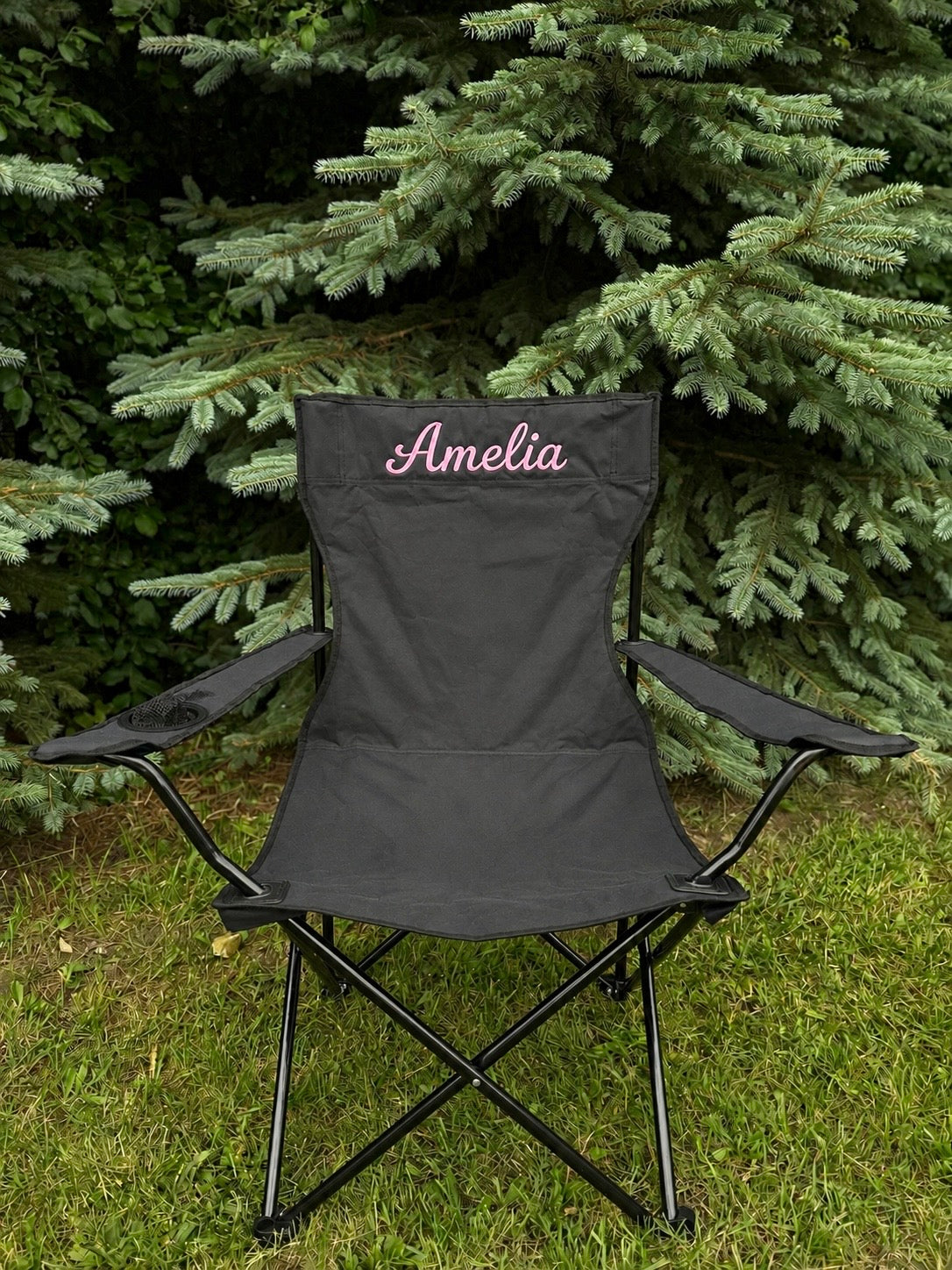 Embroidered Lawn Chair