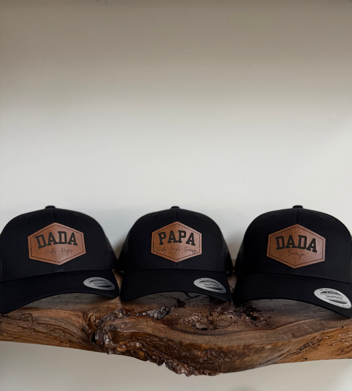 Custom Leather Patch Hat